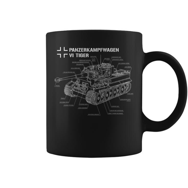 Plan Du Char Allemand Tigre I De La Seconde Guerre Mondiale Tasse