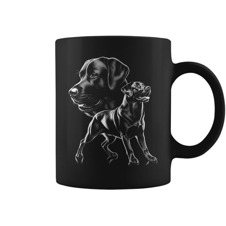 Playful Cute Labrador Dog In Photorealistic Style Tassen