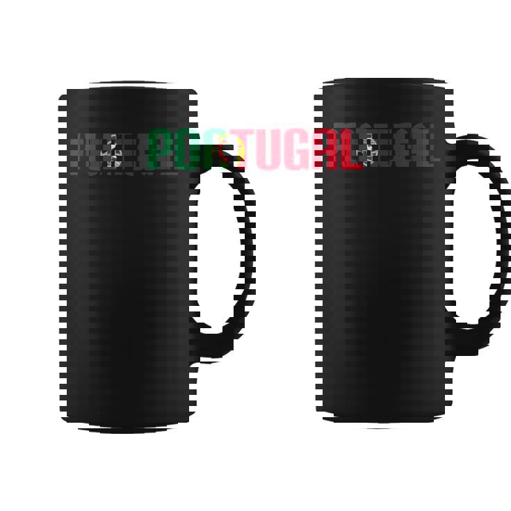 Portugal Bandera Hombres Es Niños Portugal Taza de café