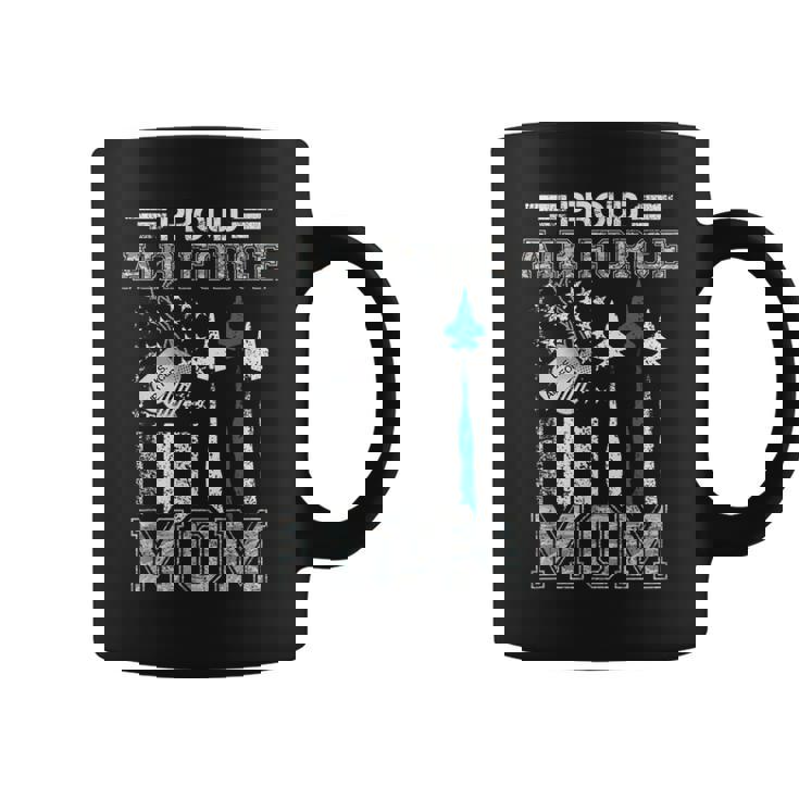 Proud Air Force Mom Us Air Force Graduation Mom Coffee Mug
