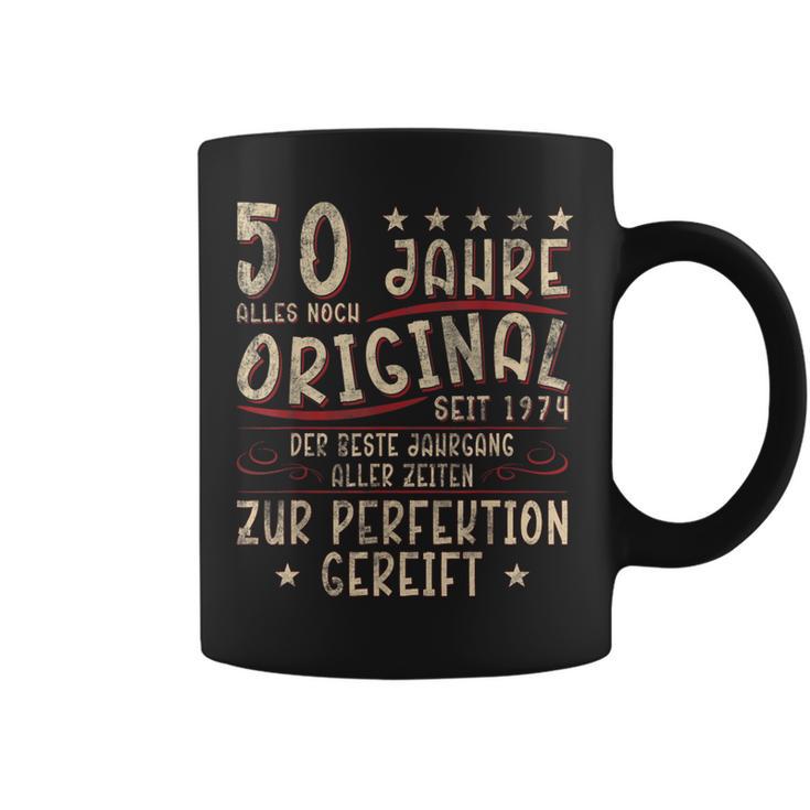 Retro 50 Jahre Jahrgang 1974 Limited Edition 50Th Man Woman Tassen