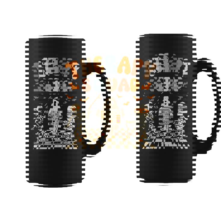 Retro Therapy Squad Slp Ot Pt Team Halloween Speech Physical Coffee Mug