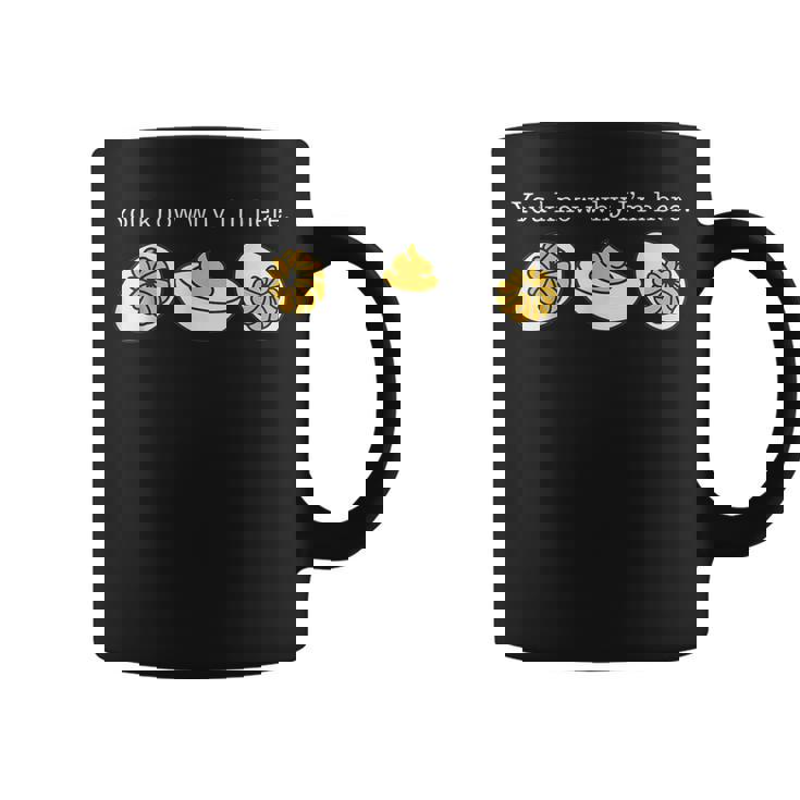 Retro Thanksgiving Dinner You Know Why I'm Here Deviled Egg Coffee Mug