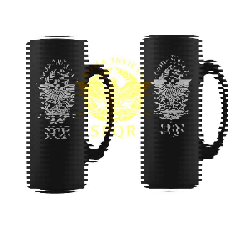 Roma Invicta Spqr Águila Romana Taza de café