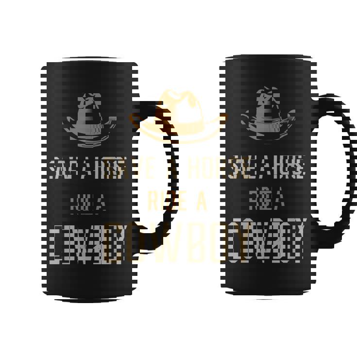 Salvar Un Paseo A Caballo Unaquero Taza de café