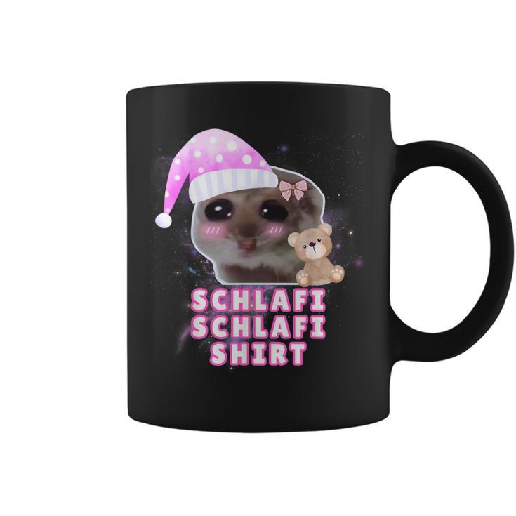 Schlafi Schlafi Sad Hamster Meme Tassen