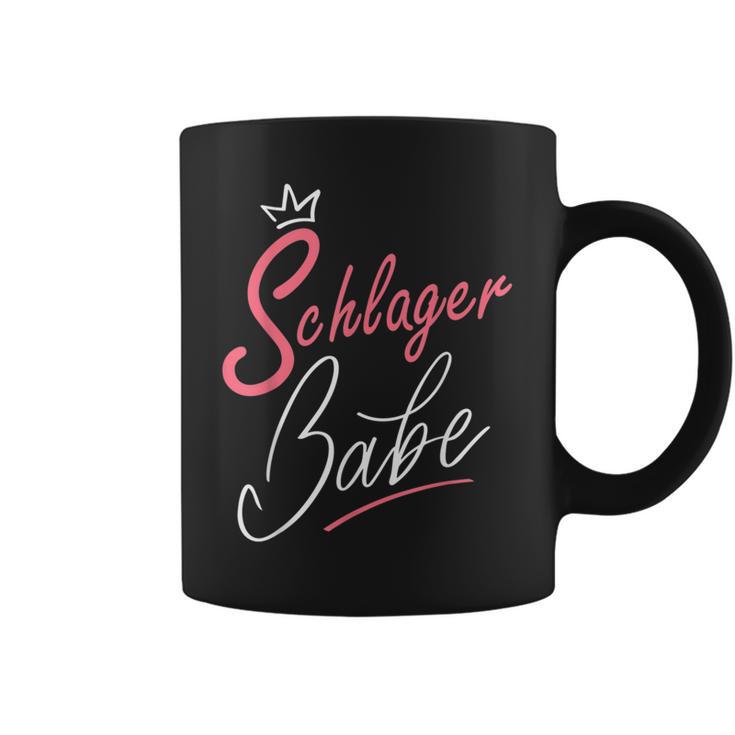 Schlager Party Outfit Women's Sexy Babe Schlager Fan S Tassen