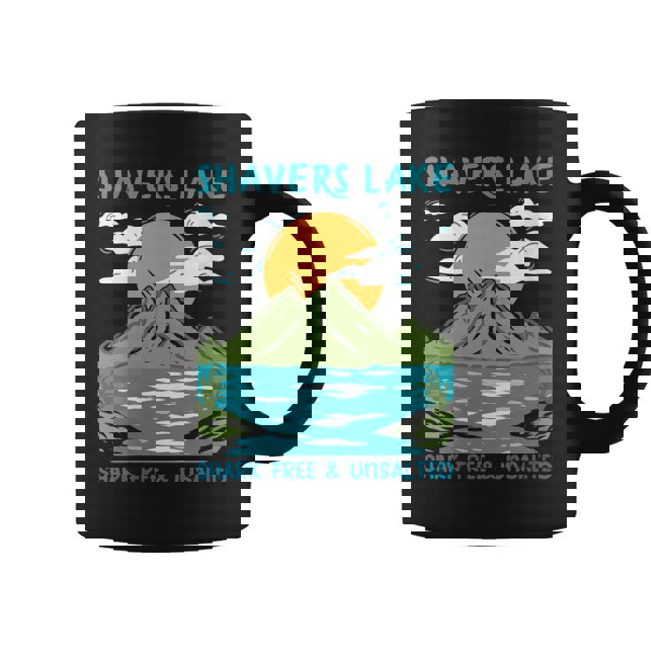 Shavers Lake Shark Free And Unsalted Nature Lover Coffee Mug