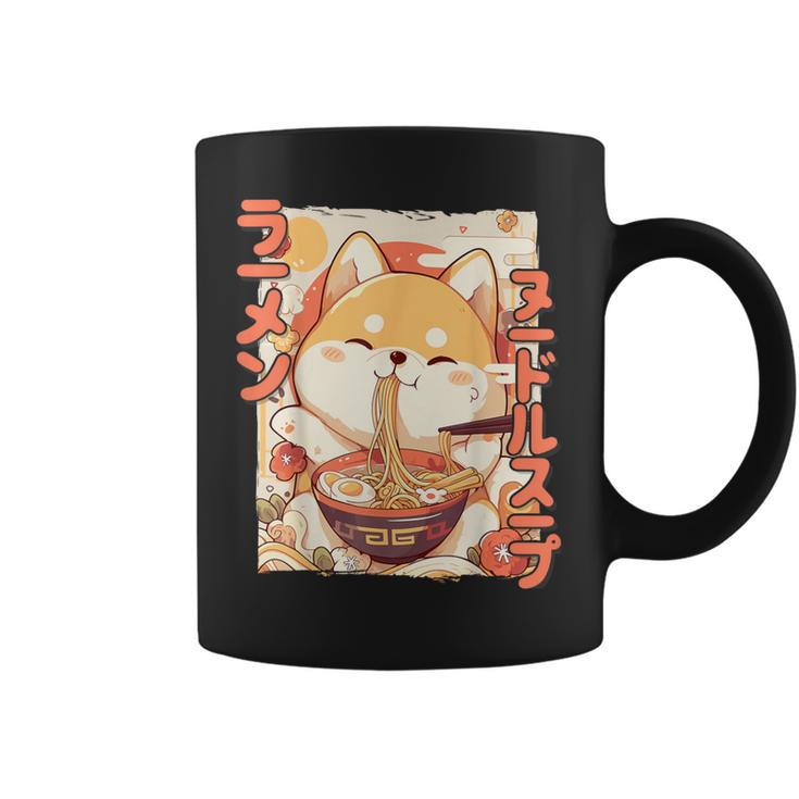 Shiba Inu Loving Ramen Kawaii Neko Shiba Inu Ramen For Dogs Tassen