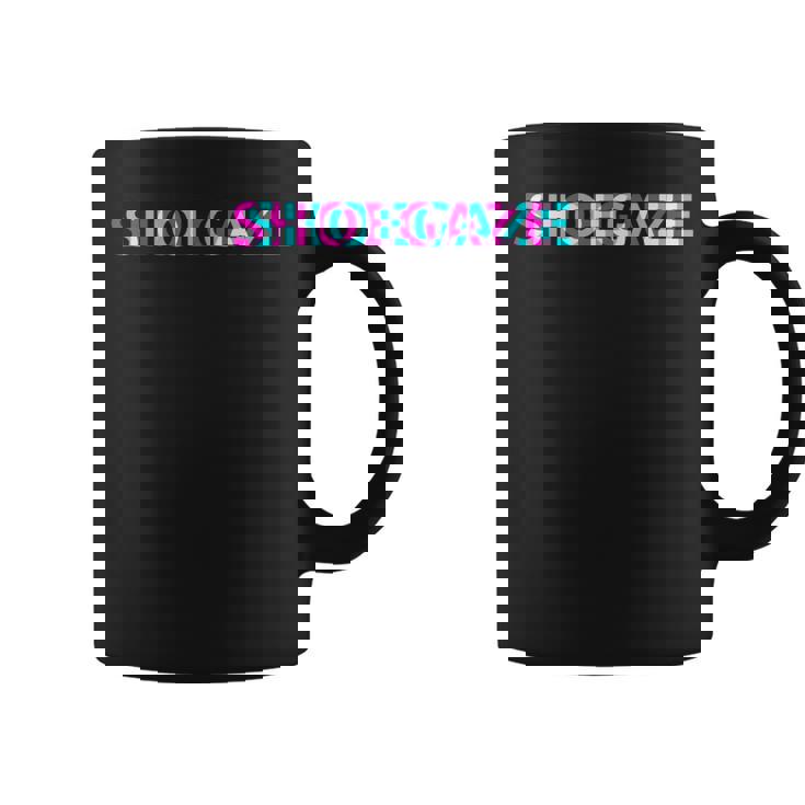 Shoegaze Disfraz De Festival De Arte Con Purpurina Género Musical Taza de café