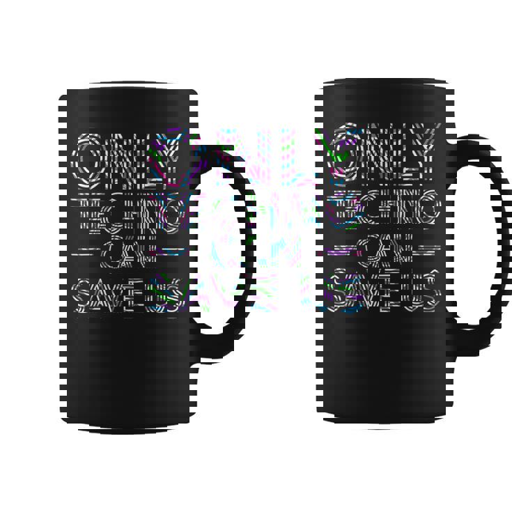 Solo El Techno Puede Salvarnos Edm Music Electronic Dance Taza de café
