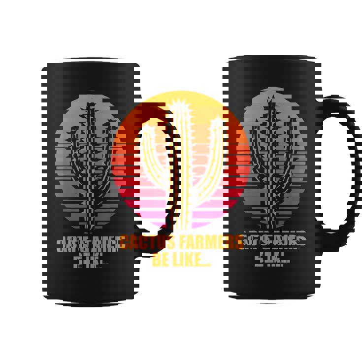 Suculentas Jardin Jardinero Flora Desierto Cactus Taza de café