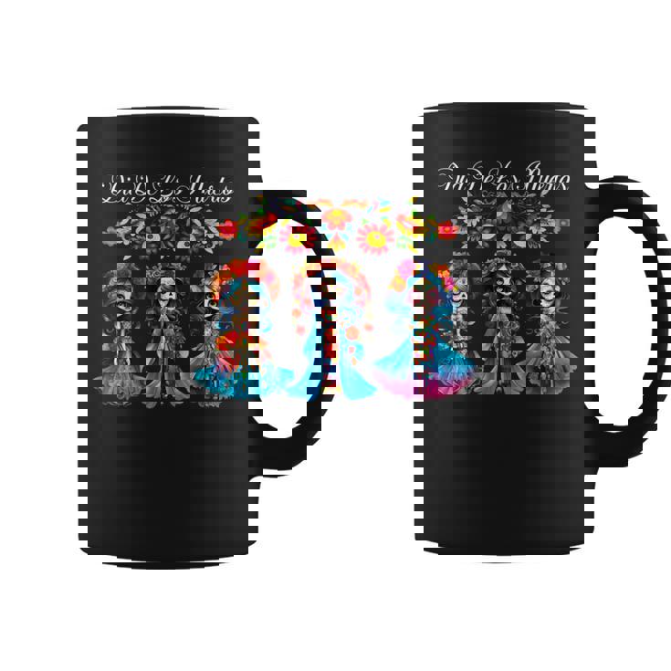 Sugar Skull Dia De Los Muertos Catrina Day Of The Dead Coffee Mug