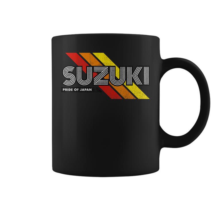 Suzuki Japanese Family Name Retro Vintage Coffee Mug
