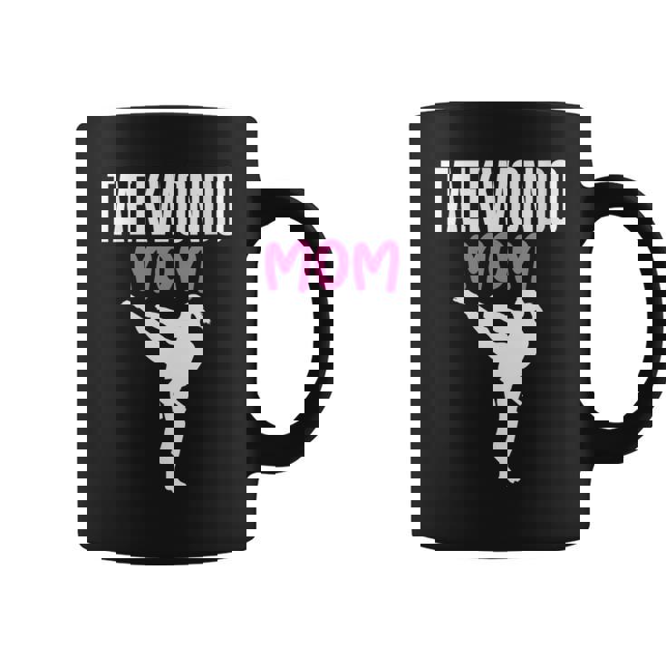 Taekwondo Humorística Para Madres De Artes Marciales Cuello Taza de café