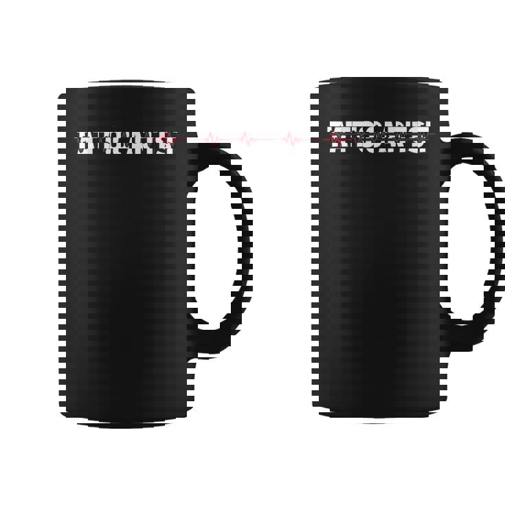 Tatuado Tatuador Tinta Tatto Artista Tatuaje Taza de café