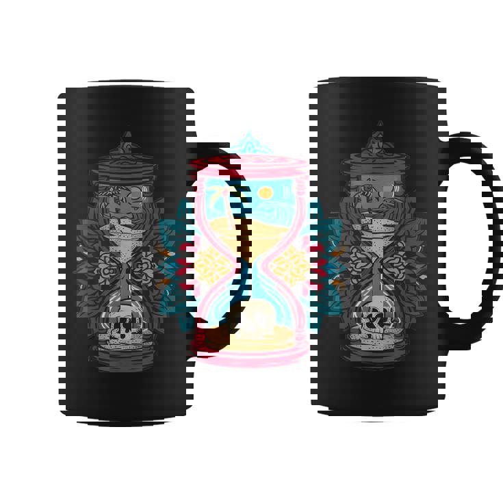 Tatuaje Aguja Color Piel Artista Tatuaje Arte Taza de café