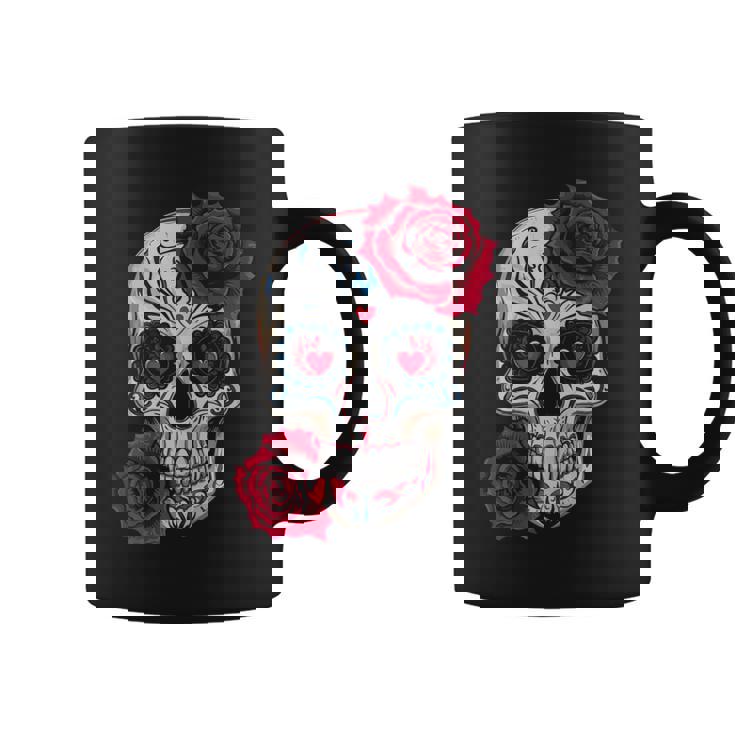 Tete De Mort Mexicaine I Dia De Los Muertos Tasse