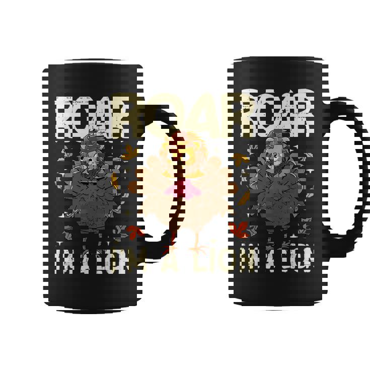 Thanksgiving Fake Lion Thanksgiving Turkey Lion Coffee Mug