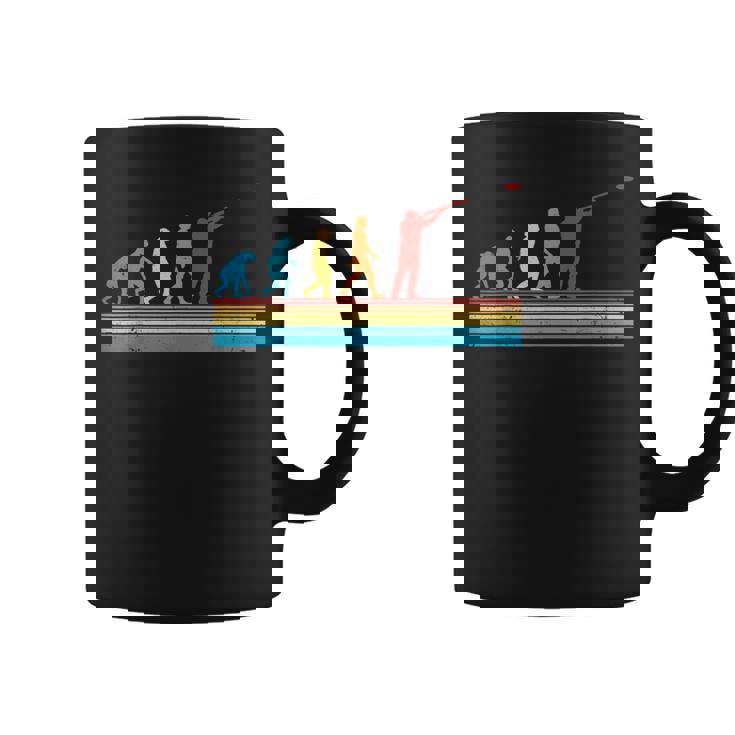 Tiro Al Plato Evolución Retro Trampa Para Tiro Al Plato Taza de café