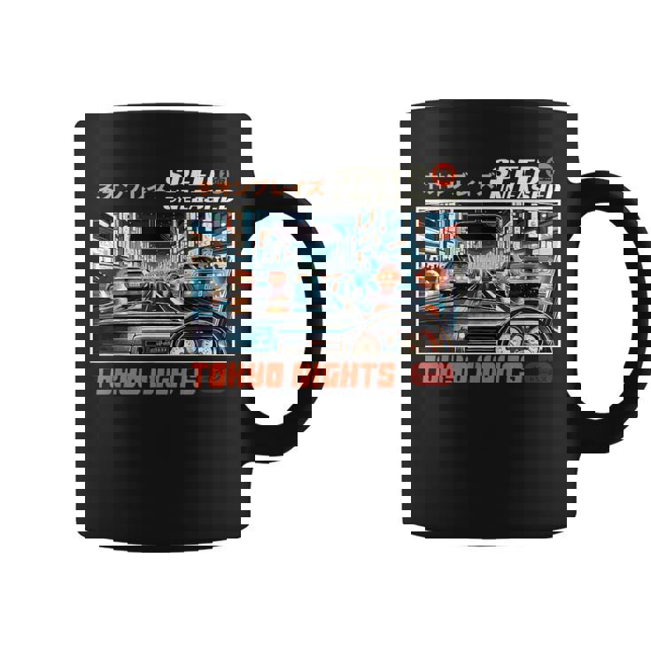 Tokyo Night Drift Taza de café