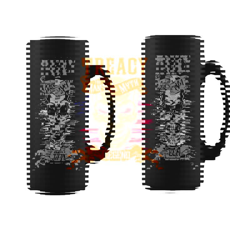 Treacy The Man The Myth The Legend Personalized Last Name Coffee Mug