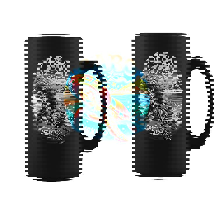Turtle Mexico Cabo San Lucas Mexico Family Vacation 2024 Coffee Mug