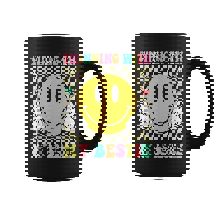 Twinning With My Bestie Twin Matching Twins Day Best Friend Coffee Mug