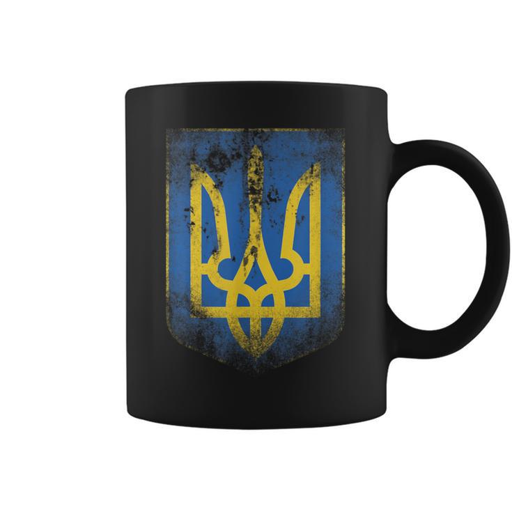 Ukraine Flag Crest Flag Logo Ukraine Tassen