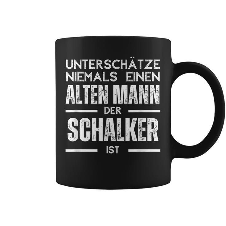 Unterschätze Niemals Einen Alten Mann Schalker Tassen