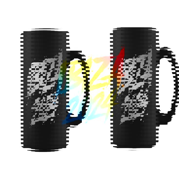 Vacaciones En Equipo En Ibiza 2024 Colorido Taza de café