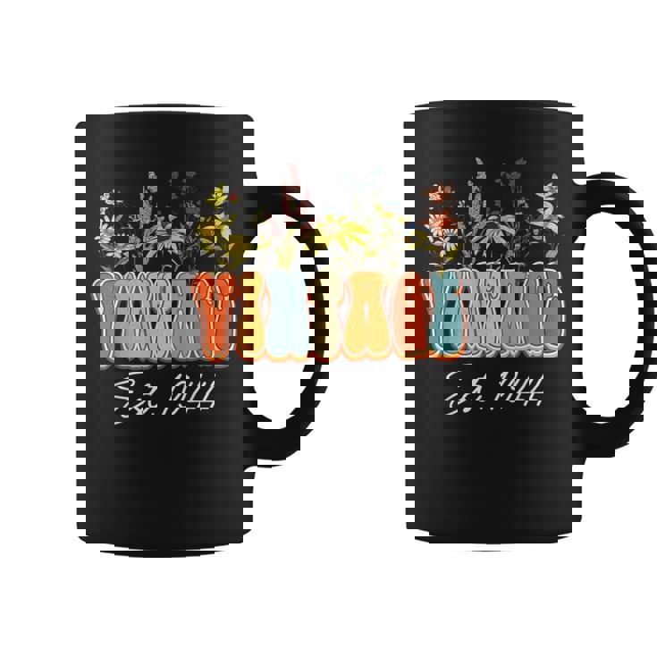 Vintage 1944 80Th Birthday Wildflower 80 Year Old For Women Coffee Mug