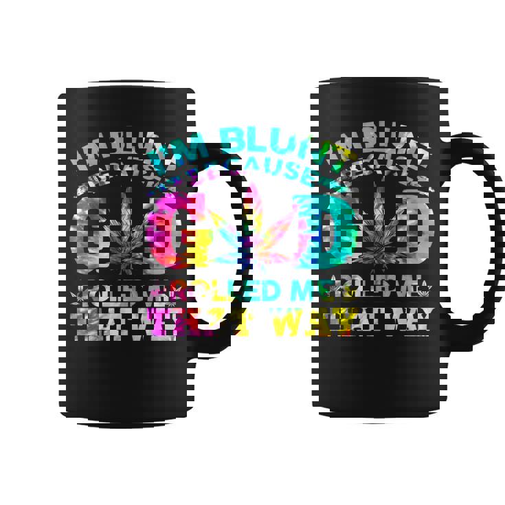Weed Cannabis Marijuana Leaf Tie Dye Graphic 420 Stoner Coffee Mug