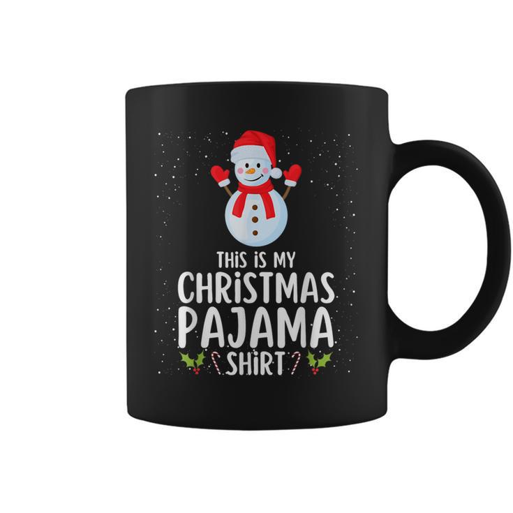 Weihnachten Pyjama Schlafanzug Oberteil Schlaf Tassen