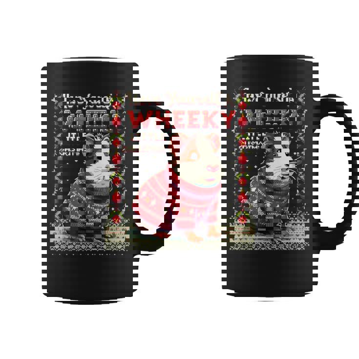Wheeky Little Christmas Ugly Sweater Guinea Pig Coffee Mug