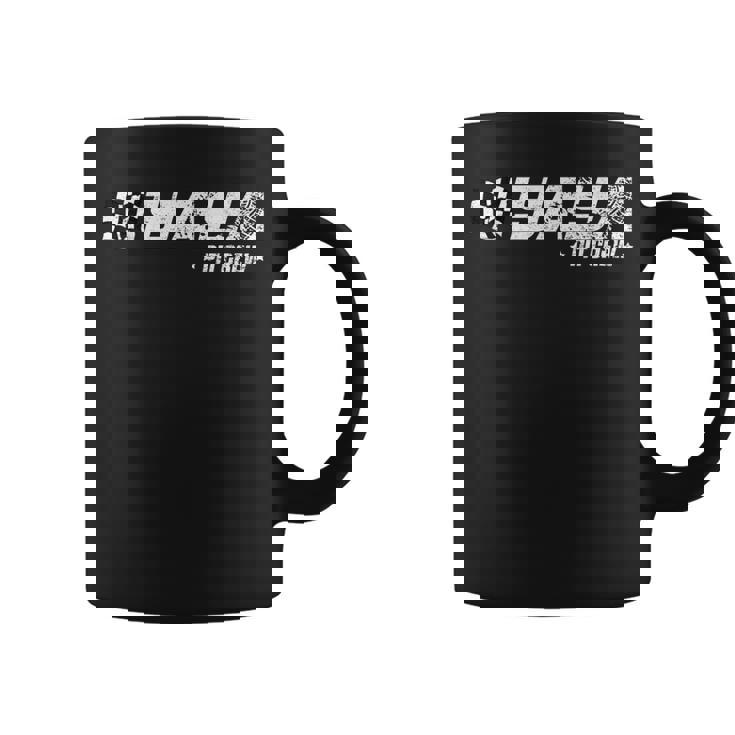 Yaya Pit Crew Race Car Birthday Family Racing Coffee Mug