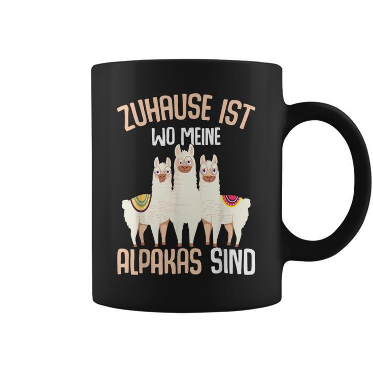 Zuhause Ist Wo Meine Alpacas Sind Women's Children's Alpaca Llama S Tassen