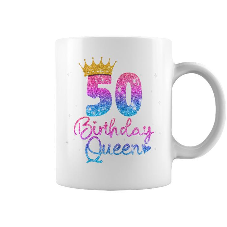50 Cumpleaños Es – Birthday Queen 50 Taza de café
