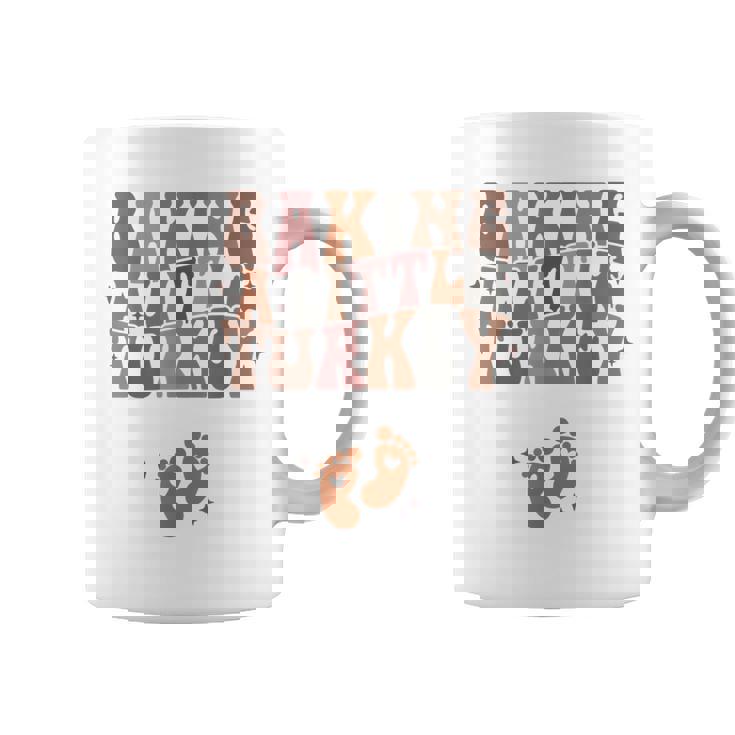 Baking A Little Turkey Thanksgiving Pregnancy Announcement Coffee Mug