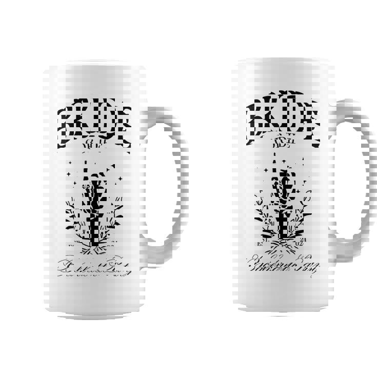 Bride Or Die 2024 Bachelorette Party Matching Halloween Coffee Mug