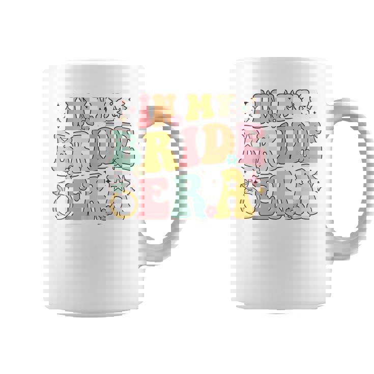 In My Bride Era Groovy Wedding Engagement Bachelorette Party Coffee Mug