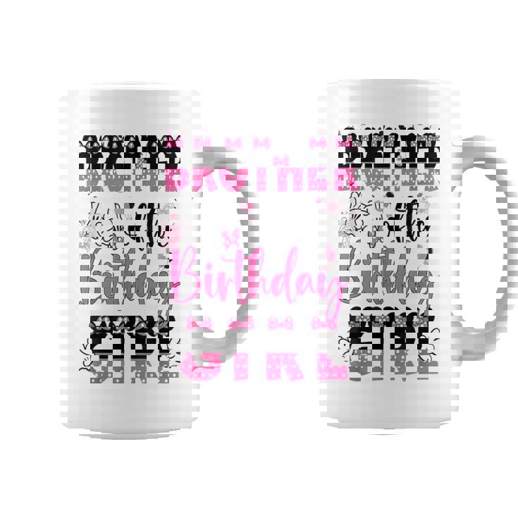 Brother Of The Birthday Girl Mouse Family Matching Coffee Mug