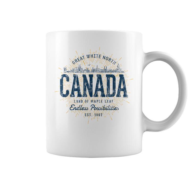 Canada Retro Styleintage Canada Tassen