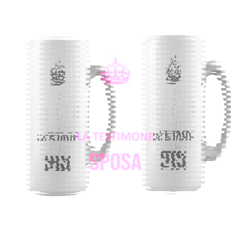 Can't Keep Calm Testimone Sposa Addio Al Nubilato Regalo Tazze