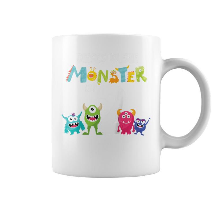 Children's 2Nd Birthday Ich Bin Schon 2 Jahre Junge Kleine Monster Tassen