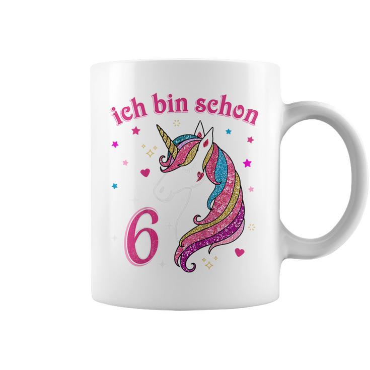 Children's 6Th Birthday Girls' Ich Bin Schon 6 Jahre Alt Einhorn Tassen