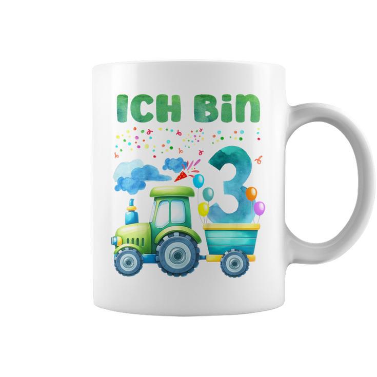 Children's Ich Bin 3 Jahre Alt Tractor Tassen