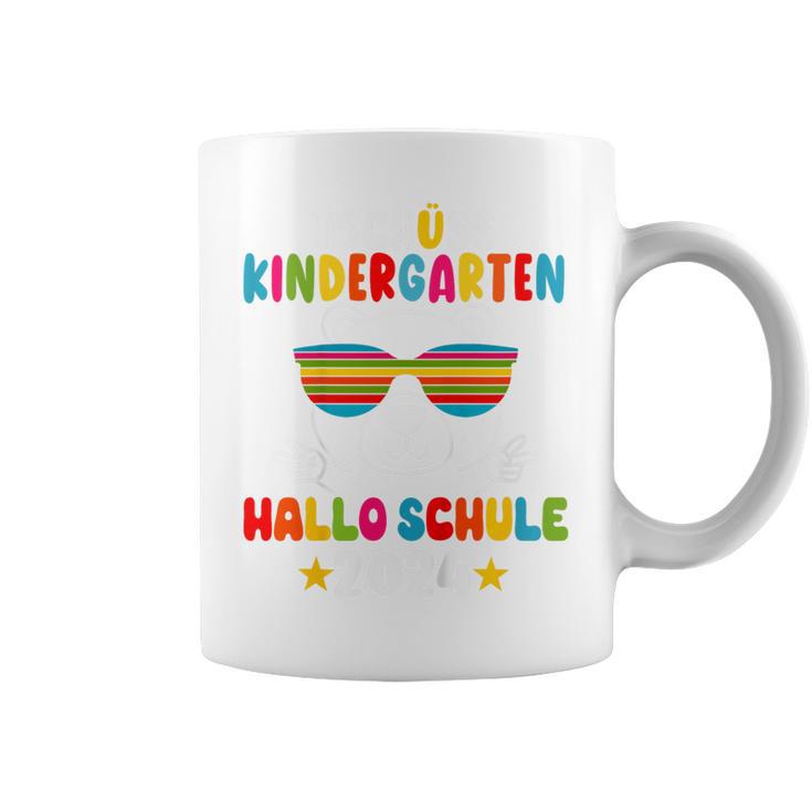 Children's Tschüss Kindergarten Hello School Kita Graduation 2024 Bear Tassen