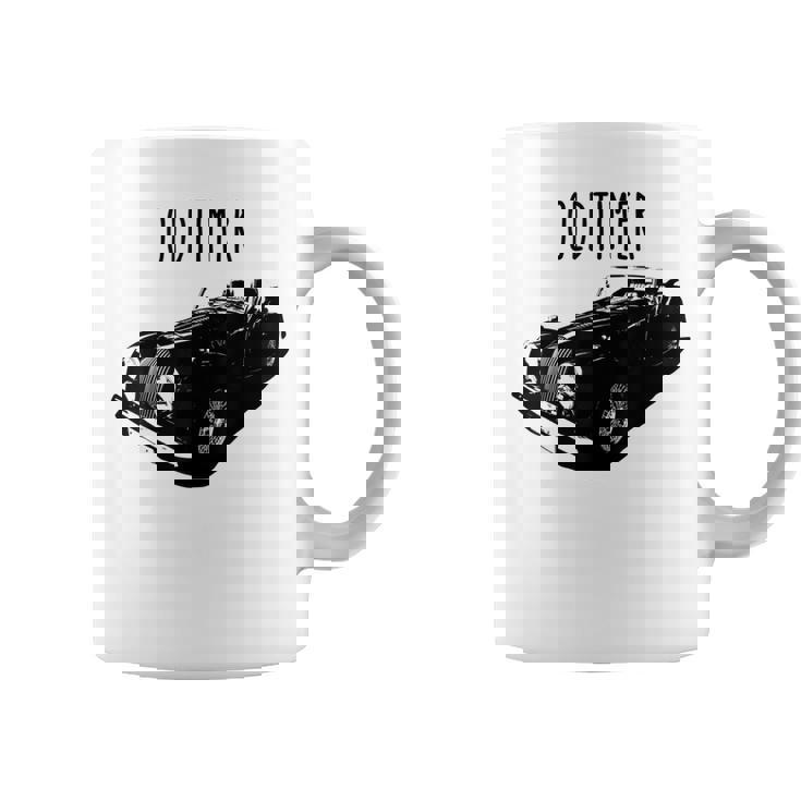 Coche Antiguo Británico Morgaen – Plus 4 O Plus 8 Taza de café