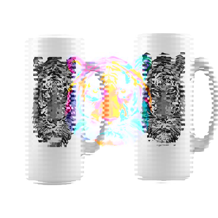 Colorful Tiger Graphic Coffee Mug